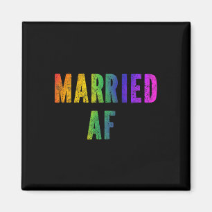 ゲイレズビアンLgbtqカップルLgbtウェディングパーティーティーM マグネット