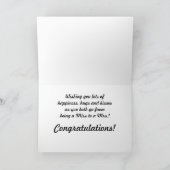 ゲイレズ結婚ビアンズツブライド カード (内部)