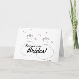 ゲイレズ結婚ビアンズツブライド カード