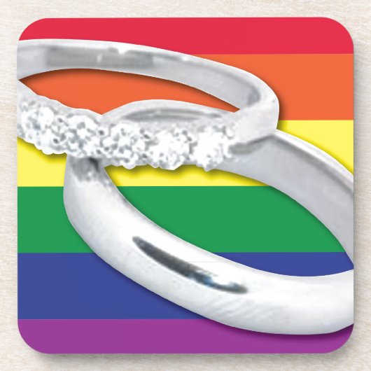 ゲイレズ結婚ビアン コースター (正面)