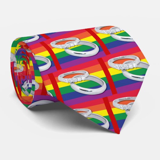 ゲイレズ結婚ビアン ネクタイ (ロール)