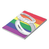 ゲイレズ結婚ビアン ノートパッド (回転)