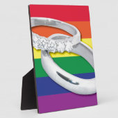 ゲイレズ結婚ビアン フォトプラーク (側面)