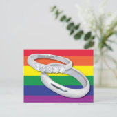 ゲイレズ結婚ビアン ポストカード (スタンド正面)