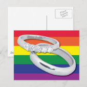 ゲイレズ結婚ビアン ポストカード (正面/裏面)