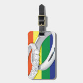 ゲイレズ結婚ビアン ラゲッジタグ (正面縦)