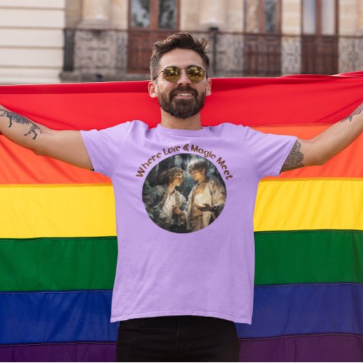 🌈ゲイロマンスWhere Love & Love💀 Tシャツ