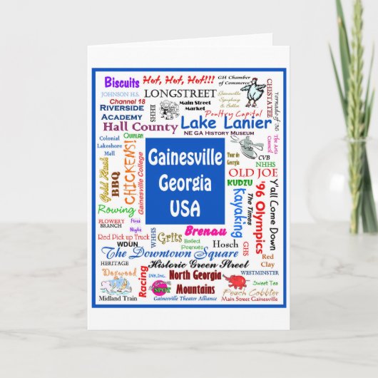 ゲインズビルカード サンキューカード (正面)