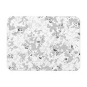 ゲインズボロ, ポーセリン, ホワイトスモークドット デザイン マグネット (横)