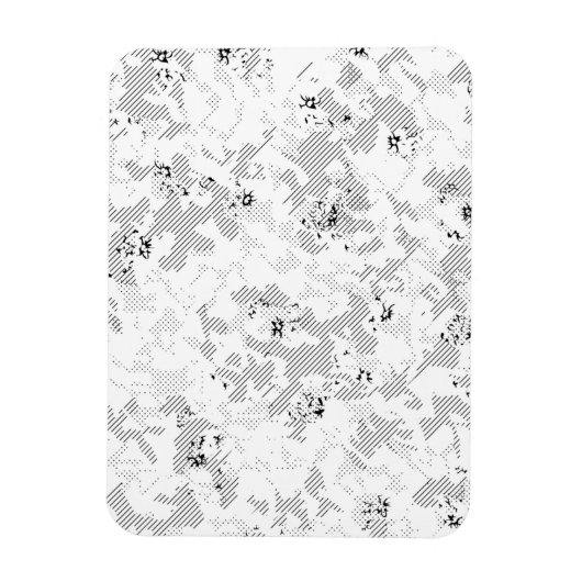 ゲインズボロ, ポーセリン, ホワイトスモークドット デザイン マグネット (縦)