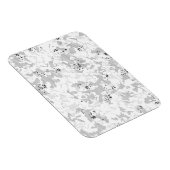 ゲインズボロ, ポーセリン, ホワイト スモーク ドット デザイン マグネット (右側)