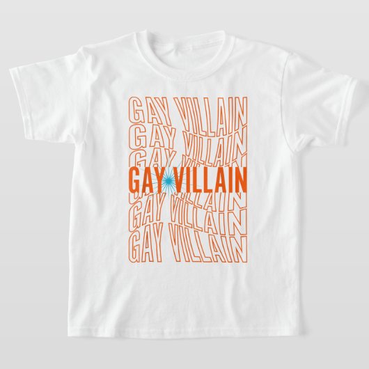 ゲイヴィランおもしろいミームLGBTゲイプライドレズビアンLGBT Tシャツ (レイダウン)