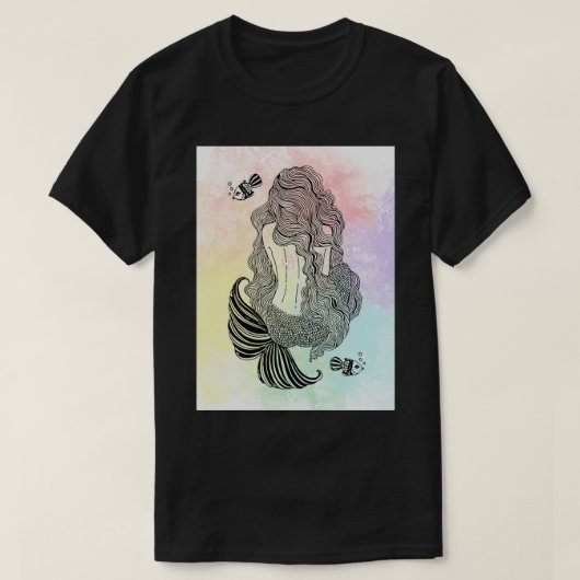 ゲイ人魚 Tシャツ (デザイン正面)