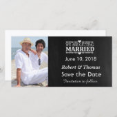 ゲイ写真の保存日付 セーブザデート (正面/裏面)