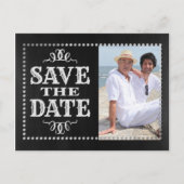 ゲイ写真の保存日付 案内ポストカード (正面)