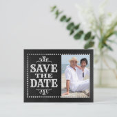 ゲイ写真の保存日付 案内ポストカード (スタンド正面)