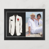 ゲイ写真の保存日付 案内ポストカード (正面)