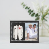 ゲイ写真の保存日付 案内ポストカード (スタンド正面)