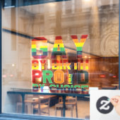 ゲイ別誕生誇りを持った別選択 ウィンドウサイン (カフェ窓)