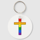 ゲイ十字 キーホルダー (正面)