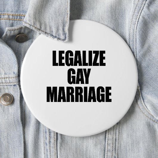 ゲイ同志の結婚を法律化して下さい 缶バッジ (インサイチュ)