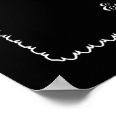 ゲイ同性の結婚ギフトレースのワードアート ポスター (角)