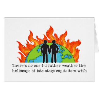 ゲイ周年記念自由主義のユーモアおもしろカード