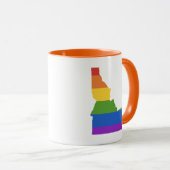 ゲイ地図アイダホ州| マグカップ (正面右)