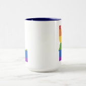 ゲイ地図アイダホ州| マグカップ (中央)