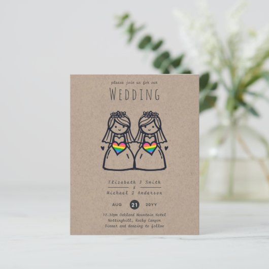 ゲイ女子結婚マンガのグルームズおもしろい手書き (スタンド正面)