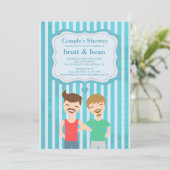 ゲイ対シャワー招待状 招待状 (スタンド正面)