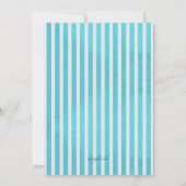 ゲイ対シャワー招待状 招待状 (裏面)