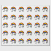 ゲイ心房細動 ラッピングペーパー (フラット)