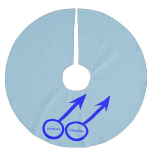 ゲイ愛好家のカスタマイズ可能なツリースカート ブラッシュドポリエステルツリースカート