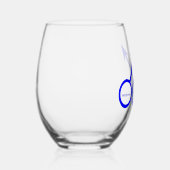 ゲイ愛好家のカスタマイズ ステムなしワイングラス (右)