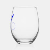 ゲイ愛好家のカスタマイズ ステムなしワイングラス (左)