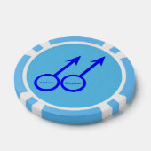 ゲイ愛好家のカスタマイズ ポーカーチップ (シングル)