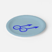 ゲイ愛好家カスタマイズ可能な紙パーティープレート ペーパープレート (アングル)