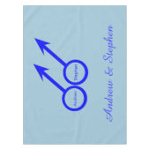 ゲイ愛好家カスタマイズ可能テーブルクロス テーブルクロス (正面)