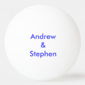 ゲイ愛好家カスタマイズ可能ピンポンボール 卓球ボール (裏面)