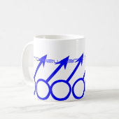 ゲイ愛好家カスタマイズ可能マグカップ コーヒーマグカップ (正面左)