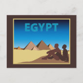 ゲイ旅行ポスターエジプト ポストカード (正面)