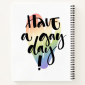 ゲイ日 ノートブック (裏面)