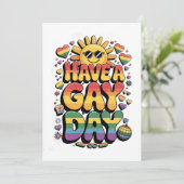 ゲイ日LGBTプライド月 招待状 (スタンド正面)