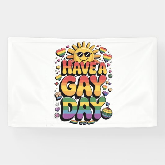 ゲイ日LGBTプライド月 横断幕 (横)