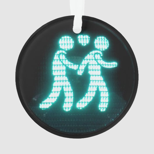 ゲイ歩行者 オーナメント (裏面)