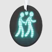 ゲイ歩行者 オーナメント (正面)