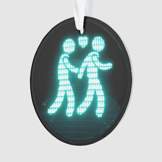ゲイ歩行者 オーナメント (正面)