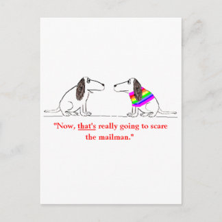 ゲイ犬の漫画#5 ポストカード