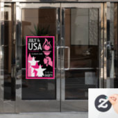 ゲイ独立記念日 ウィンドウサイン (オフィスドア)